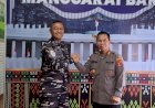Perkokoh-Keamanan-Labuan-Bajo,-Kapolres-Mabar-Sambut-Kunjungan-Perdana-Danlanal-Baru