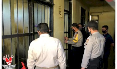 Tingkatkan-Kewaspadaan,-Wakapolres-Cek-Rutan-Polres-Mabar