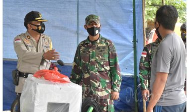 TNI-Polri-Pantau-Kesiapan-TPS,-Kapolres-Manggarai-Barat:-Patuhi-Prokes,-Jangan-Golput