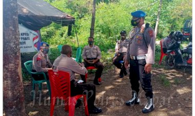 Cek-Petugas-Pam-KPUD,-Kasie-Propam-Ingatkan-Personil-Untuk-Selalu-Waspada