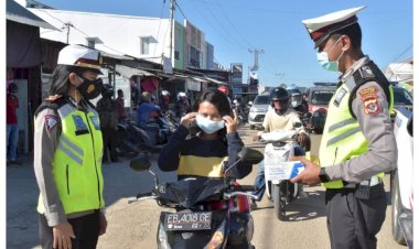 Operasi-Keselamatan-Ranakah-2021,-Satlantas-Polres-Manggarai-Barat-Gencarkan-Sosialisasi-Kamseltibcarlantas-dan-Prokes