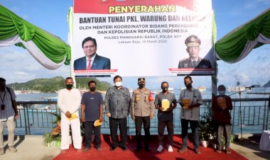 Kapolres-Mabar-Dampingi-Menko-Perekonomian-RI-dan-Kapolda-NTT-Serahkan-Dana-BT-PKLWN-di-Labuan-Bajo