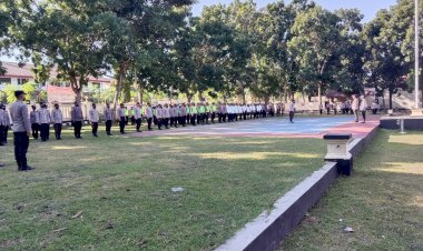Pimpin-Apel-Perdana,-Wakapolres-Minta-Anggota-Laksanakan-Tugas-Sesuai-SOP