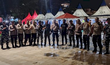 Polri-Dan-TNI-AL-Kawal-Prosesi-Akbar-Maria-Assumpta-Nusantara-di-Labuan-Bajo