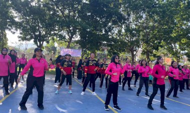 Jelang-HKGB-Ke-70,-Bhayangkari-Polres-Mabar-Gelar-Olahraga-Bersama