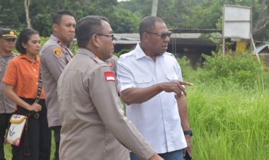 Kapolda-NTT-Meninjau-Langsung-Lokasi-Rencana-Pembangunan-Rusun-Untuk-Anggota-Polri