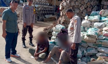 Curi-Plat-Tembaga,-Buruh-Bangunan-diamankan-Polisi-di-Labuan-Bajo