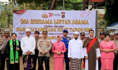 Hari-Bhayangkara-Ke-77,-Polisi-Gelar-Doa-Bersama-Lintas-Agama-di-Labuan-Bajo