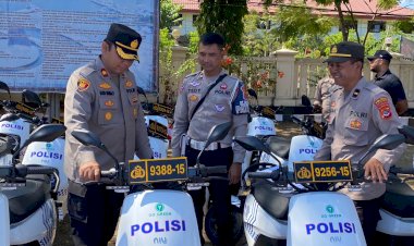 Dukung-Tugas-Anggota-Polri,-Wakapolres-Mabar-Cek-Kesiapan-Kendaraan-Dinas-di-Labuan-Bajo