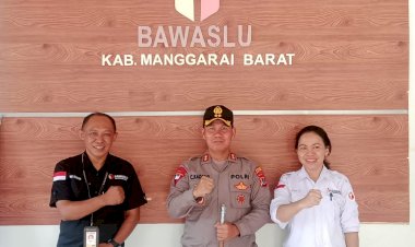 Jelang-Pilkada-Serentak-2024,-Kapolres-Mabar-Kunjungi-KPUD-dan-Bawaslu-Manggarai-Barat