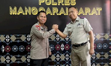 Kapolres-Mabar-Terima-Kunjungan-Kepala-Kantor-ATR/BPN-Manggarai-Barat