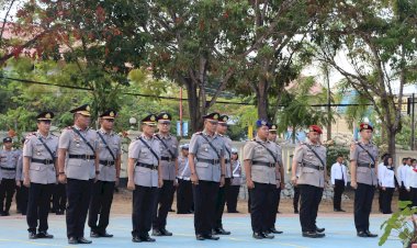 Kapolres-Mabar-Pimpin-Sertijab-Wakapolres-Hingga-Kapolsek-di-Labuan-Bajo