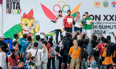 Atlet-Taekwondo-Polri-Koleksi-Emas,-Perak-dan-Perunggu-di-PON-XXI-Aceh-Sumut