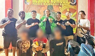 Bobol-Rumah-Warga,-Tiga-Orang-Pencuri-Ditangkap-Tim-Resmob-Komodo