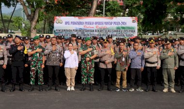 Polisi-Terjunkan-Ratusan-Personil-Jaga-587-TPS-di-Manggarai-Barat