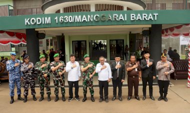 Sinergitas-TNI-Polri,-Kapolres-Mabar-Hadiri-Peresmian-Kodim-1630/Manggarai-Barat