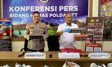 Polda-NTT-Ungkap-Dua-Kasus-Perdagangan-Tanpa-Izin,-2.590-Bungkus-Rokok-Ilegal-Disita