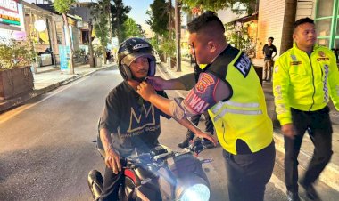 Jaga-Kenyamanan-Pusat-Wisata-Labuan-Bajo,-Satlantas-Polres-Mabar-Perketat-Aturan-Lalu-Lintas
