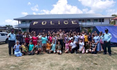 Tindak-Lanjuti-Arahan-Kapolda-NTT,-Polres-Mabar-Dirikan-Tenda-Darurat-di-Asrama-Sta.-Yosefa-Labuan-Bajo