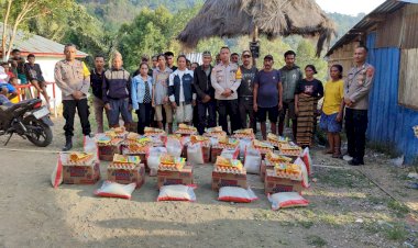 Jembatani-Kepedulian-Pekerja-Migran,-Polsek-Lembor-Salurkan-Bantuan-dan-Pulihkan-Trauma-Korban-Gempa-Flores