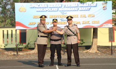 Sertijab-Waka-Polres-Manggarai-Barat:-AKP-Sandy-Pratama-Resmi-Gantikan-Kompol-Martinus-Pake