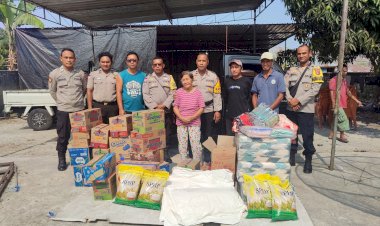 Respon-Cepat-Musibah-Kebakaran-di-Wae-Nakeng,-Polisi-Salurkan-Bantuan-Kemanusiaan-untuk-Lansia-80-Tahun