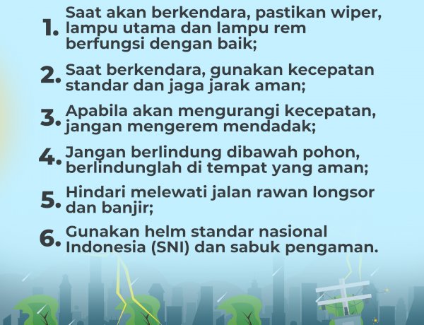 Kapolres Mabar Imbau Pengendara Waspadai Perubahan Cuaca Ekstrem di Labuan Bajo