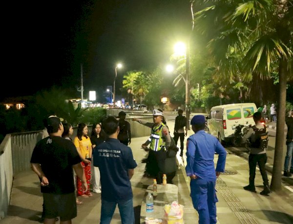 Amankan Malam Menjelang May Day, Polres Manggarai Barat Gelar Patroli Skala Besar di Labuan Bajo