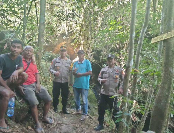Sinergi Polsek Sano Nggoang dan Pengelola Wisata Wae Lolos Jamin Keselamatan Wisatawan