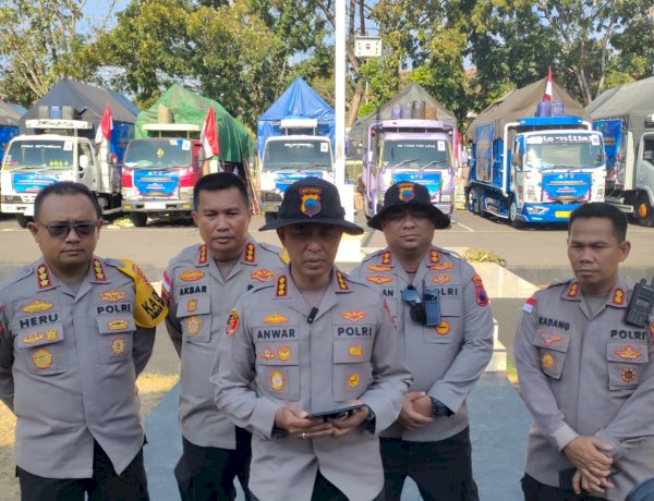 Komitmen Kemanusiaan Tanpa Batas, Polda Jateng Kirim Puluhan Ton Logistik Lewat Polres Manggarai Barat