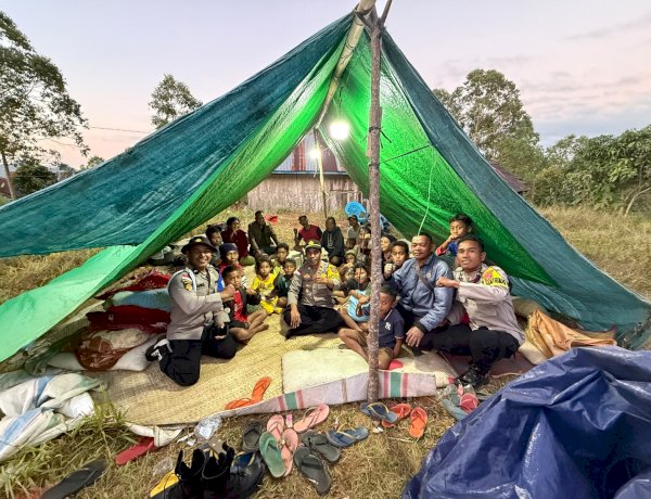 Menembus Duka Kuwus: Jejak Kemanusiaan Polsek Kuwus di Tengah Guncangan Gempa Kampung Ntalung