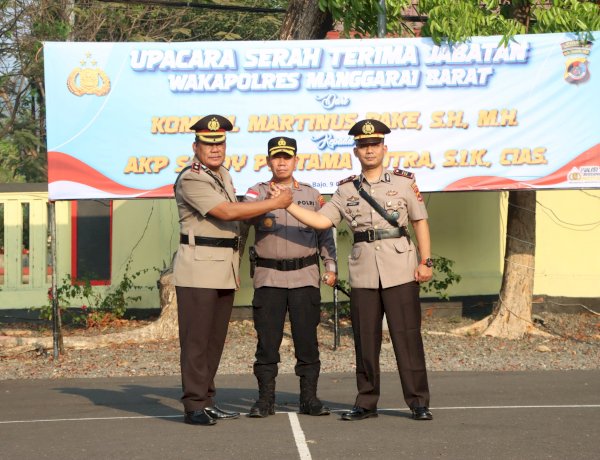Sertijab Waka Polres Manggarai Barat: AKP Sandy Pratama Resmi Gantikan Kompol Martinus Pake