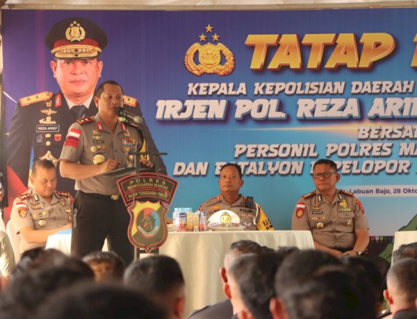 Kunker Perdana di Polres Mabar, Kapolda NTT Tekankan Integritas dan Kepemimpinan yang Melayani