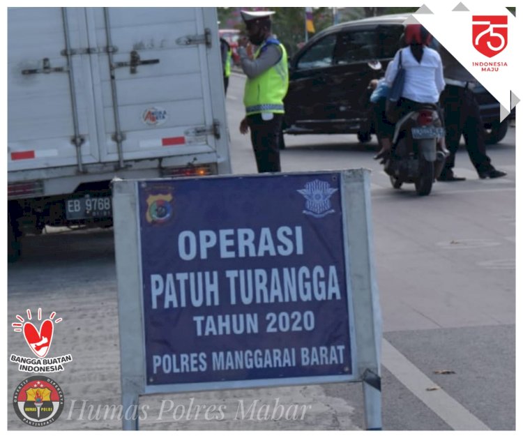 Operasi Patuh Turangga 2020 Berakhir, Satlantas Polres Mabar Tindak 304 Pengendara