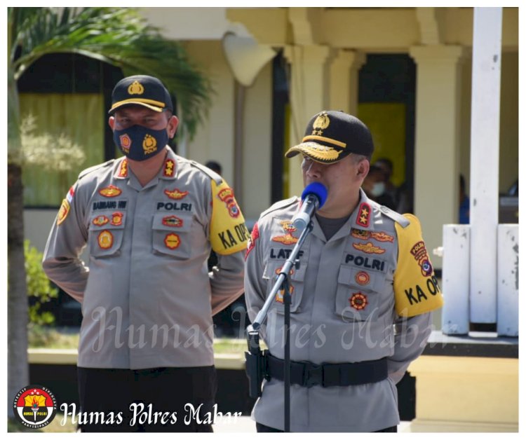 Polres Manggarai Barat Gelar Apel Konsolidasi dan Gladi Rute Pengamanan Jelang Simulasi Protokol Keamanan dan Kesehatan di Labuan Bajo