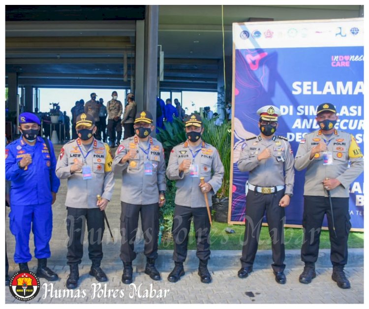 Kapolres Manggarai Barat Hadiri Simulasi Protokol Kesehatan, Keselamatan dan Keamanan Daerah Pariwisata Super Prioritas di Labuan Bajo