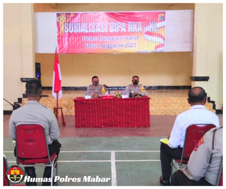 Transparansi Anggaran, Polres Manggarai Barat Gelar Sosialisasi DIPA T.A 2021