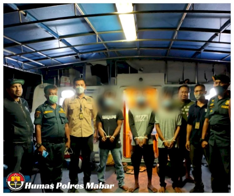 Tangkap Ikan Gunakan Bom, Tim Patroli Gabungan Amankan 5 Nelayan di Kawasan Perairan TNK