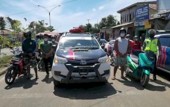 Selama 60 Detik, Satlantas Polres Manggarai Barat Ajak Pengendara Bermotor Heningkan Cipta Sejenak