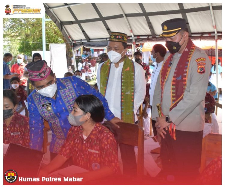 Kapolres Manggarai Barat Dukung Percepatan Vaksinasi Program Pemerintah di Labuan Bajo