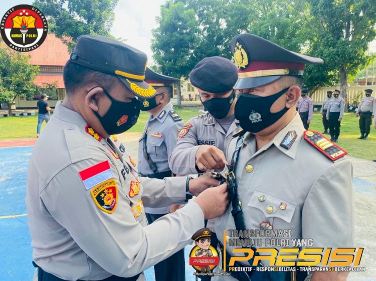 Kapolres Manggarai Barat Pimpin Sertijab Kasat Narkoba Polres Mabar