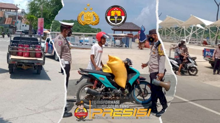 Unit Dikyasa Sat Lantas Polres Mabar Data Kendaraan Plat Luar dan Tertib Parkir