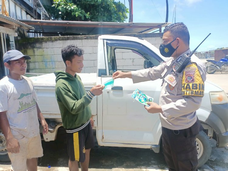 Cegah Covid-19 dan DBD, Bhabinkamtibmas Kelurahan Labuan Bajo imbau warga Binaan