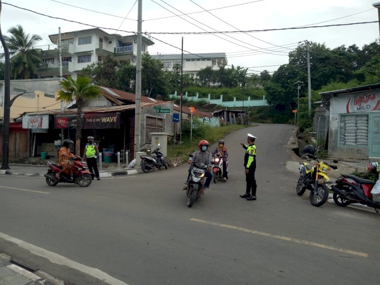 Cegah Kecelakaan, Sat Lantas Polres Mabar Meningkatkan Giat Rutin Kamcartiblantas