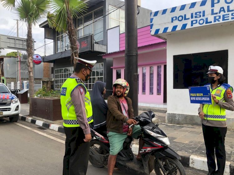 Operasi Keselamatan, Satlantas Polres Mabar imbau Masyarakat Tertib Lalu Lintas dan Taat Prokes