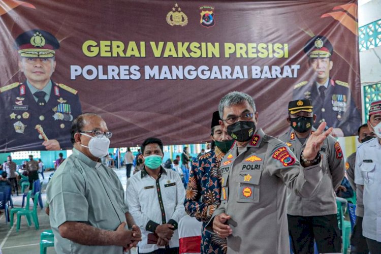 Tegas Kapolda NTT, Seluruh Kapolres Jajaran Polda NTT Atensi Perintah Pimpinan Terkait Vaksinasi