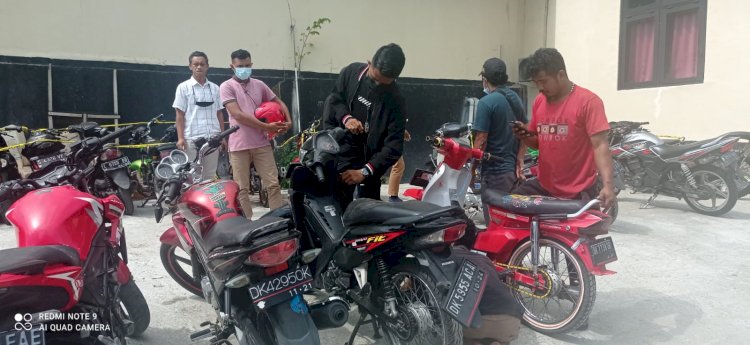 Polres Mabar Kembalikan 10 unit Ranmor Roda 2 dan Minyak Goreng Merk Mubarok, Ini Penjelasan Kasat Reskrim