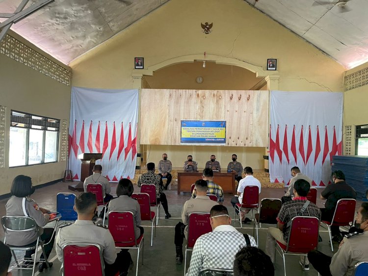 Sosialisasi Perkap Nomor 2 Tahun 2022, Ini Penekanan Kabag Ren Polres Manggarai Barat