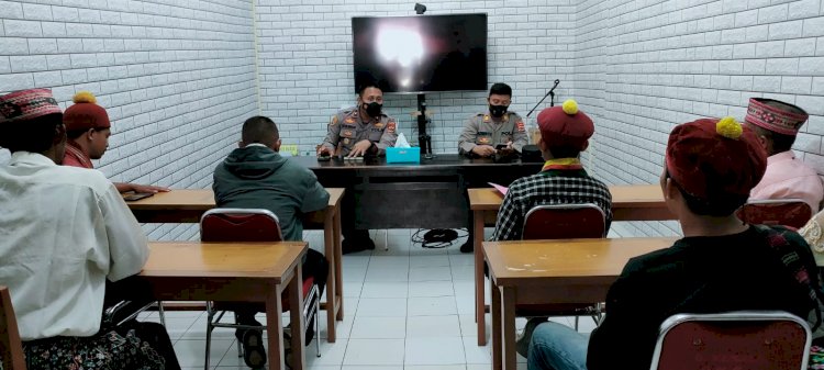 Demo Terkait Galian C di Compang Longgo, 7 orang Peserta Aksi Damai Temui Wakapolres Mabar