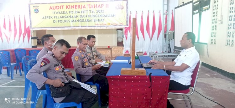 Tim Itwasda Polda NTT Kunjungi Polres Mabar